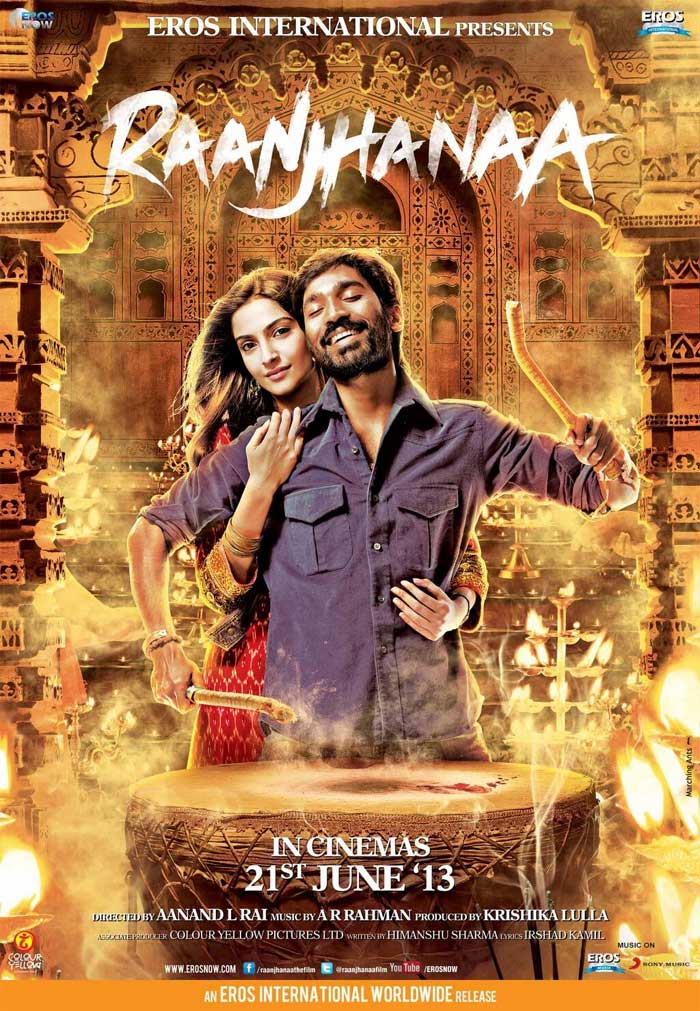 Raanjhanaa (2013) Full Movie Watch Online HD Print Free Download