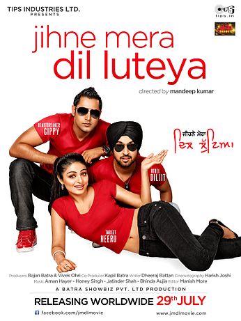 Jihne Mera Dil Luteya (2011) Watch Full Movie Online HD Download
